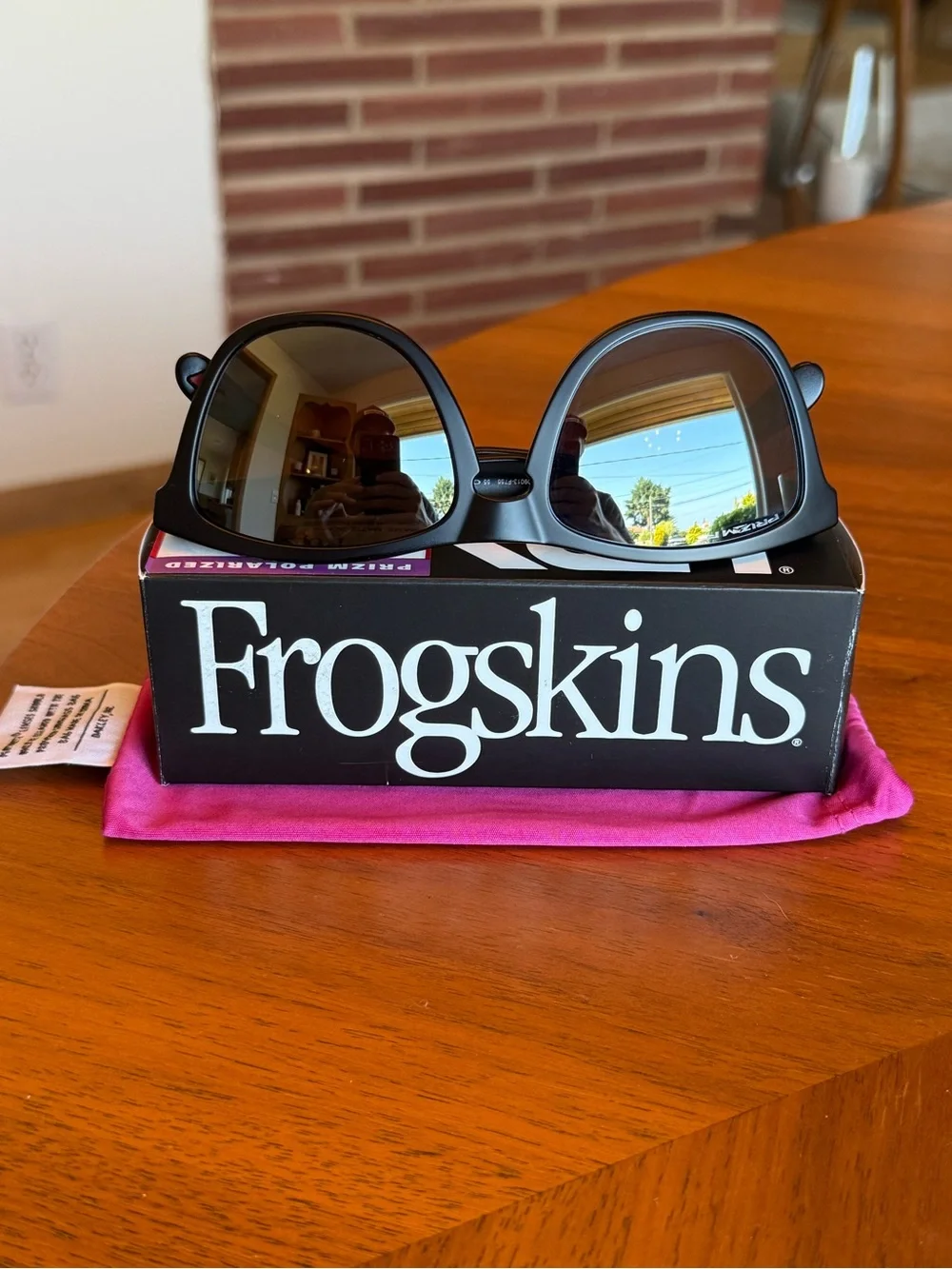 Oakley Frogskins Matte Black Prizm Polarized Sunglasses